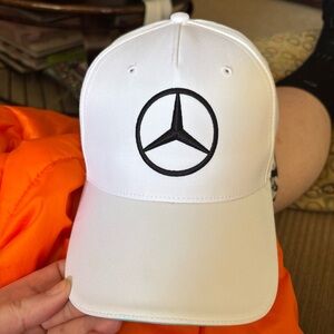 Mercedes AMG Petronas F1 White Team Hat 2023 New Lewis Hamilton